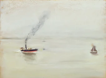 Tiempo lluvioso en el Elba, 1902